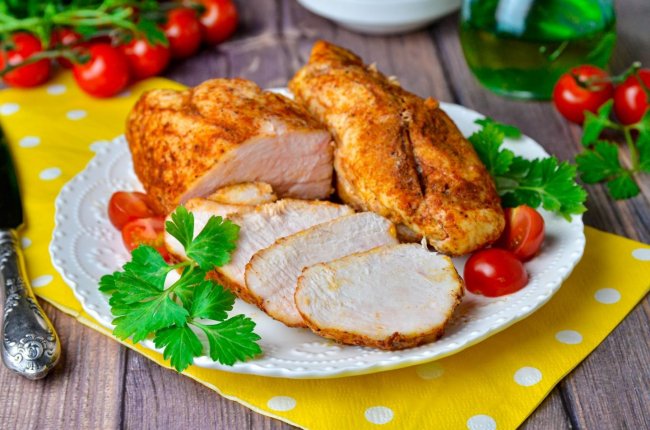 Філе курки запечене у духовці