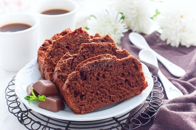 Кекс з какао в духовці