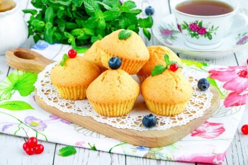 Класичні кекси у формочках
