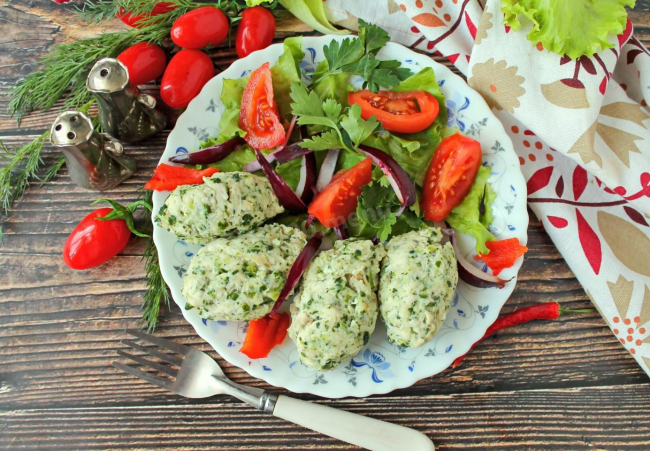 Курячі галушки